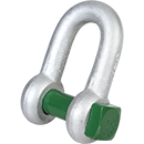 G-4154 Траловая прямая скоба с резьбовым штырем с квадратной головкой Green Pin