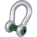 G-4169 Скоба омегаобразная со скрытым отверстием для закрывания и ключом Green Pin