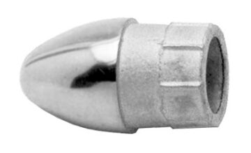 Наконечник нержавеющий поручня пулеобразный A4 22MM