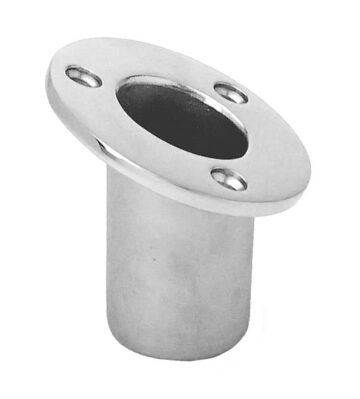 Стакан нержавеющий в борт для ножки флага A4 70MM