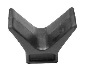 Упор нержавеющий для форштевня РЕЗИНА 50X50