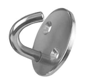 Круглая нержавеющая пластина с крючком A4 6MM