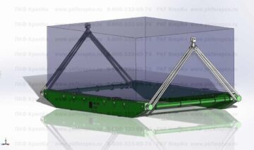 Крановая балка грузовая траверса на 2000 тонн (2 x 1000 т)