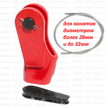 6413-ows-32 Gindin клиновые концевики